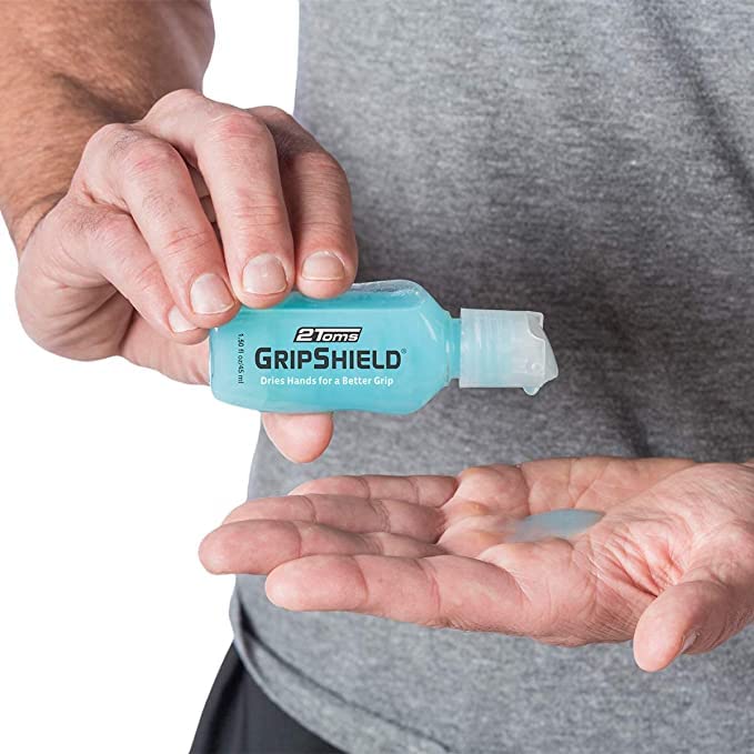 2Toms GripShield, Non-Sticky Grip Enhancer, Dry Grip Solution for Sweaty Hands, Tennis, Pickleball, Golf, Pole Dancing, and Gaming, 1.5 Ounce Bottle - Image 2